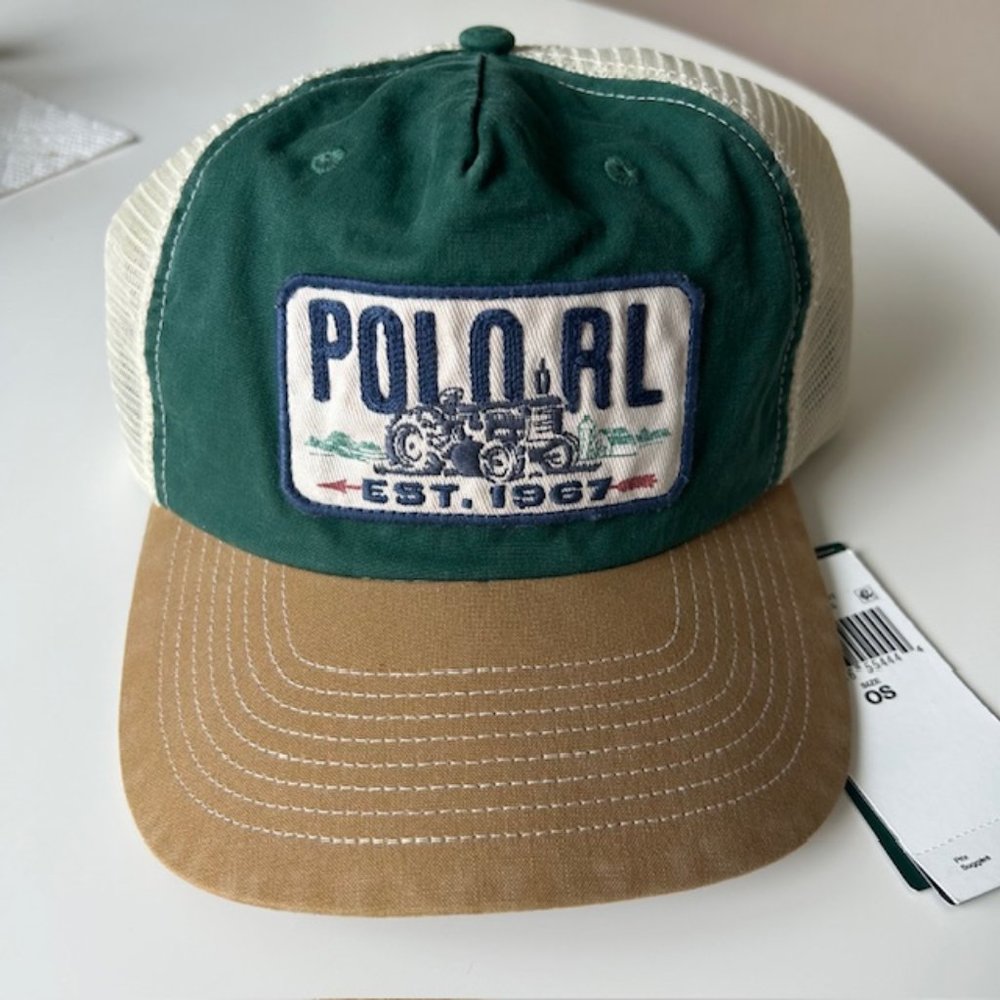 Polo Ralph Lauren - Logo-Patch Canvas Trucker Cap